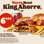 Burger King nuevo menú King Ahorro por 6,49€