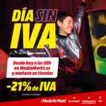 MediaMarkt Día sin IVA 8 de enero: -21% de descuento en tecnología y electrónic