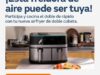 Sorteo Naturgy: Gana 1 de 2 Airfryer Cecotec Cecofry Duosize 900