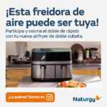 Sorteo Naturgy: Gana 1 de 2 Airfryer Cecotec Cecofry Duosize 900