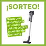 Gana una Aspiradora sin cable Jet 60 Digital Inverter de Samsung en el sorteo de Oney