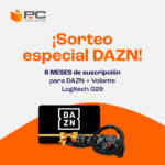 Gana una Logitech G29 DRiving Force + 6 meses de la plataforma DAZN valorada en 149,99€