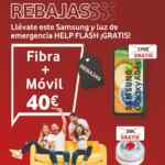 Vodafone Rebajas 2024: celular y luz de emergencia de regalo