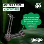 Concursazo Yoigo y EnergyGO: Gana 1 de 2 patinetes Xiaomi Mi Electric Scooter 4