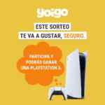 Concurso Yoigo: Gana una PlayStation 5
