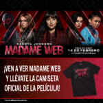 Cines ABC sortea 10 camisetas de la película Madame Web