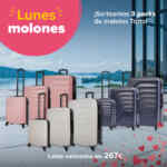 Sorteo Lunes Molones Carrefour: Gana 1 de 3 packs de maletas Totto valorados en 267€