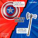 Sorteo Juguettos: Gana un Escudo de Capitán América o un Martillo Thor Sthormbreaker