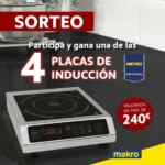 Makro sortea 4 placas de inducción valoradas en 240€
