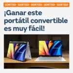 Gana un portátil convertible Asus VivoBook en el sorteo de Naturgy