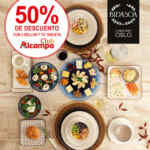 Promoción Sellos Club Alcampo Marzo-Abril 2024: 50% de descuento en vajilla Bidasoa Oslo