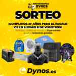 Sorteo 27 Aniversario Dynos: Gana 1 de 8 regalos