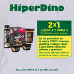 2x1 en productos YoPro en tiendas HiperDino