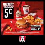 KFC Megabox: 5 productos por solo 5€