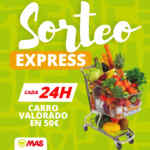 Supermercados MAS sortea un carro de 50€ cada día hasta el 11 de marzo