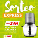 Sorteo Express Supermercados Mas: Gana una picadora cada día hasta el 3 de abril