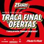 MediaMarkt 25 Aniversario Traca Final de Ofertas hasta el 1 de mayo