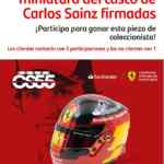 Sorteo Santander: Gana una de las 5 réplicas firmadas del casco de Carlos Sainz