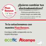 Alcampo Plan Renove: obtén 20€ Gratis al renovar tus electrodomésticos