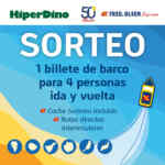 Gana un Viaje en barco para 4 personas con HiperDino