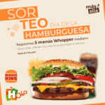 Gana uno de cinco menús Whopper de Burger King cortesía de Holea Huelva