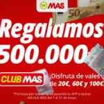 Promoción Supermercados MAS Club MAS 2024: Gana parte de €500.000 en premios