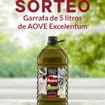La Masía sortea 3 lotes de 5 litros de AOVE Excelentum