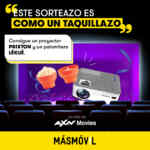 Gana un proyector PRIXTON y un palomitero LÉKUÉ en el sorteo de Másmóvil