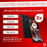 Vodafone sortea 2 Motorola Edge 50 Pro 5G