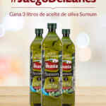 Gana 3 litros de aceite de oliva Sumum La Masía con el Juego de Lunes