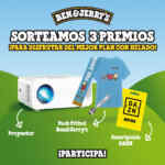 Sorteo Ben & Jerry’s: Gana 1 proyector, 1 suscripción a DAZN ó 1 pack de futbol