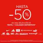 Semana del deporte El Corte Inglés: hasta -50% en Textil y Calzado