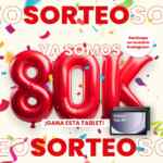 Sorteo 80.000 seguidores en Instagram de Eroski: Gana una tablet Samsung Galaxy Tab A9+