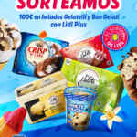 Sorteo Los Helados de Lidl: Gana 100€ para helados Gelatelli y Bon Gelati