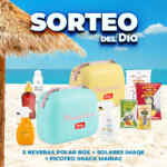 Gana una nevera Polarbox + protectores solares + snack con el sorteo del Dia