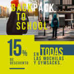 Dooers: 15% de descuento en mochilas y gymsacks
