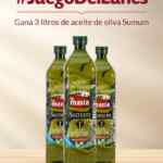 Gana 3 litros de aceite de oliva Sumum La Masía con el Juego de Lunes