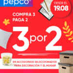 Promo Pepco: 3x2 en accesorios para decoración y el hogar