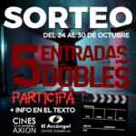 Gana una entrada doble de cine con el sorteo del Centro Comercial El Arcángel