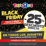 Black Friday Toys "R" Us: 25% descuento en directo