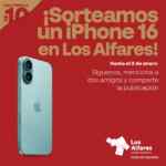 Centro Comercial Los Alfares sortea un iPhone 16
