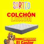 Sorteo de Año Nuevo El Castor: Gana un colchón Luxur 25 cm viscoelástico