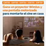Gana un Proyector Wimius + Pantalla motorizada Phoenix con el Sorteo de Naturgy