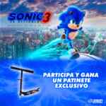 Gana un patinete oficial de Sonic 3 con el Sorteo de Odeon Multicines