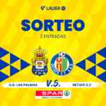 Spar Gran Canaria sortea una entrada doble para ver el partido de la Unión Deportiva Las Palmas frente al Getafe C.F.
