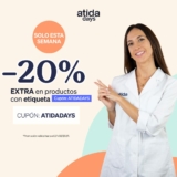 Cupón Atida Days: -20% de descuento extra al pagar