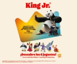 Menú Burger King Jr. juguetes Kung Fu Panda 4 de regalo