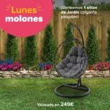 Sorteo Lunes Molones Carrefour: Gana un sillón colgante para tu jardín o terraza