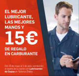 Promo Cepsa: 15€ de carbburante Gratis al hacer tu cambio de aceite en talleres Órbita