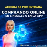 Cinesa: ahorra 1€ por entrada comprando online